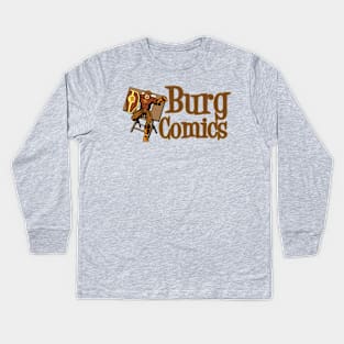 Burg Comics Logo Right Kids Long Sleeve T-Shirt